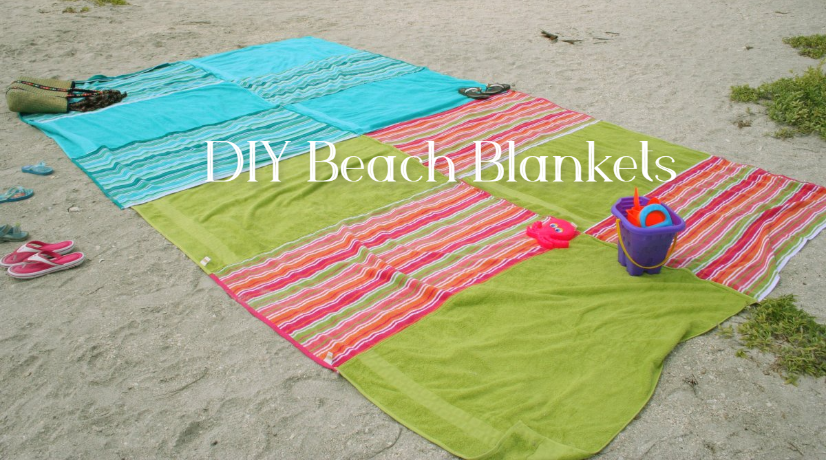 how to make own beach blanket